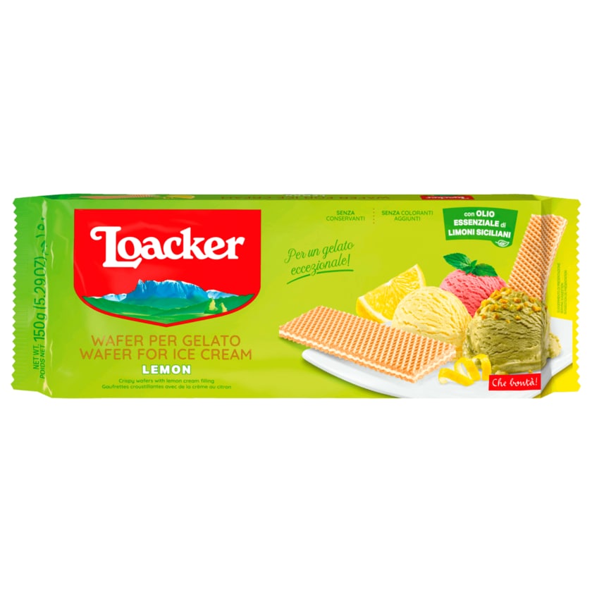 Loacker Eiswaffeln Lemon 150g